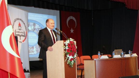 Ankara Milli Eğitim Müdürlüğü Meslek Seçimi ve Mesleki Eğitimde Yönlendirme Konulu Panel Düzenledi