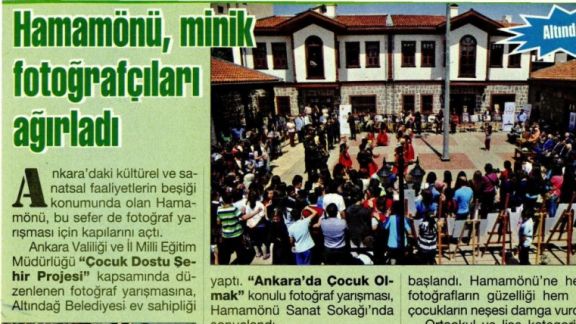 Hamamönü Minik Fotoğrafçıları Ağırladı (Büyükşehir Ankara 2.6.2015)