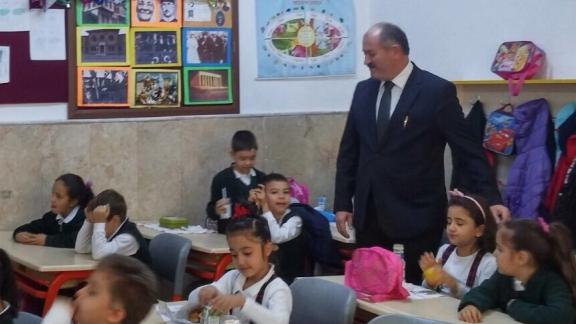  Ankara Milli Eğitim Müdürü Bozkurttan, Yalçın Eskiyapan İlkokuluna Ziyaret