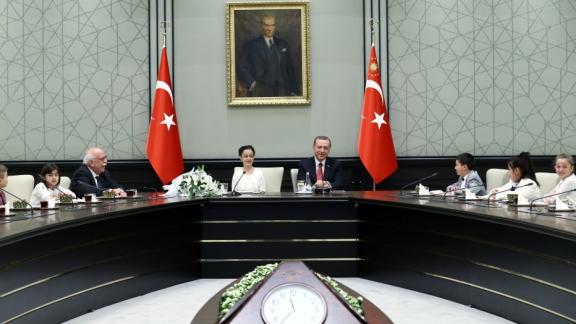 Cumhurbaşkanımız Sayın Recep Tayyip Erdoğan, Çocukları Kabul Etti