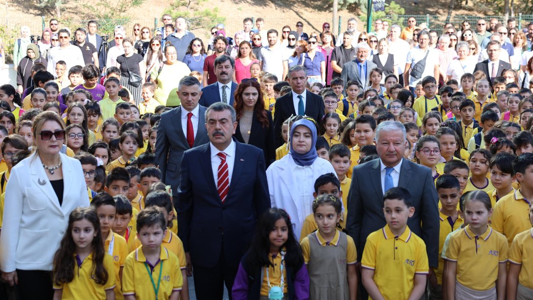 BAKANIMIZ SAYIN YUSUF TEKİN'NİN KATILIMI İLE İLK DERS ZİLİ ÇALDI